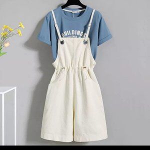 Set of romper and t-shirt